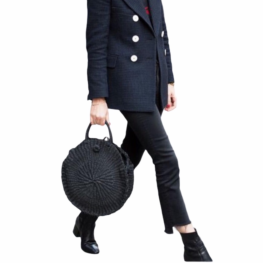 Mother The Insider Crop Step Fray Black Jeans | 26